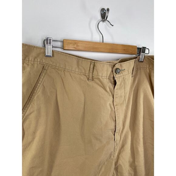 Levi's True Chino Khaki Tan Brown Straight 100% Cotton Shorts Men's Size 42 - Picture 5 of 8